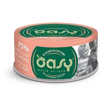 OASY More Love Tuna with salmon - mokra karma dla kota - 70g