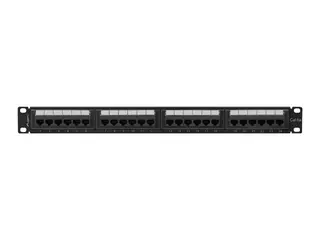 Lanberg Patchpanel 24 port 1U KAT6A PPUA-1024-B Czarny