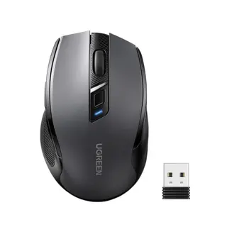 Ugreen Mysz bezprzewodowa silent click MU006 - czarna