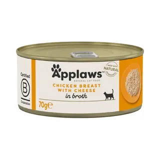 Applaws w bulionie, 12 x 70 g - Pierś z kurczaka z serem