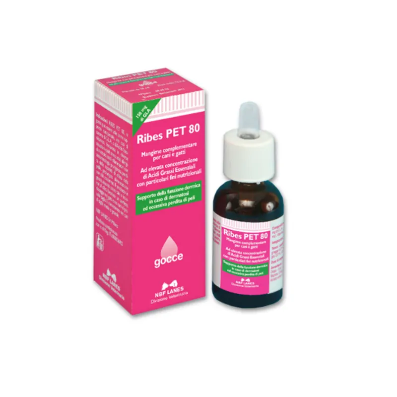 Krople Ribes Pet 80 dla skóry i sierści - 25 ml