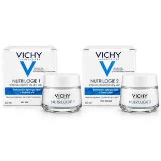 Vichy Nutrilogie 1 + 2 zestaw odżywczych kremów do skóry suchej 50+50ml