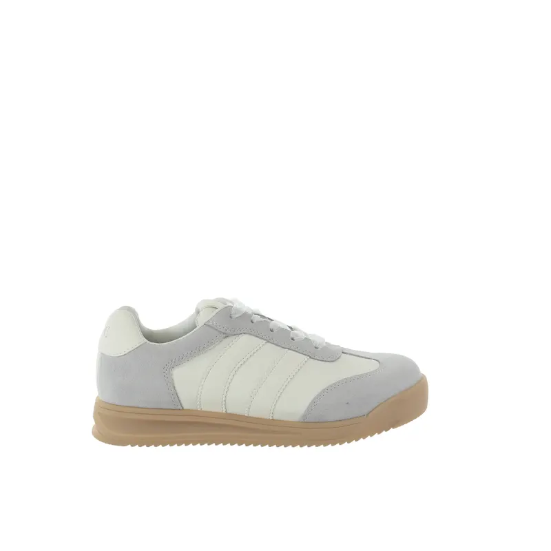 Damskie sneakersy oldschool z ozdobną sznurówką białe GOE TT2N4058