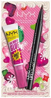 NYX Professional Makeup Brow Duo Zestaw do Makijażu Brwi Klej + Pisak 08 Espresso