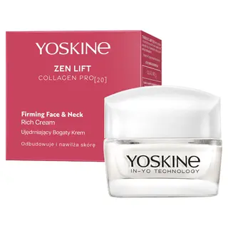 Yoskine Zen Lift Collagen PRO [20] ujędrniający bogaty krem do twarzy z GABA, sirtuinami, ceramidami i peptydami 50 ml