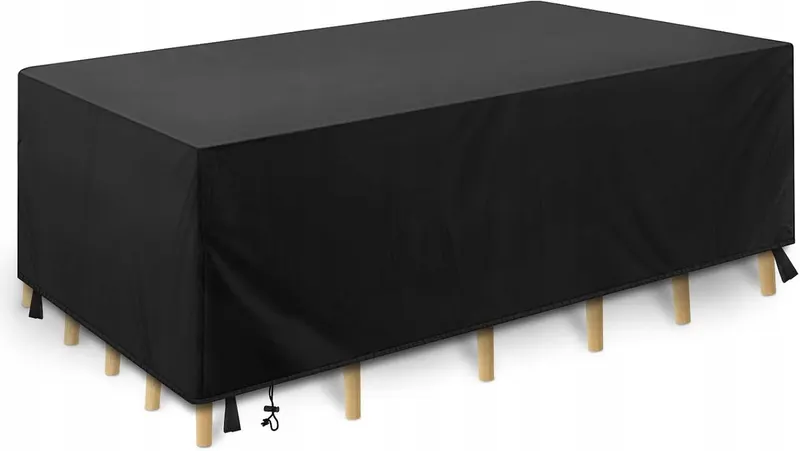 Pokrowiec na meble ogrodowe 213x132x74 cm WODOSZCZELNY UV czarny