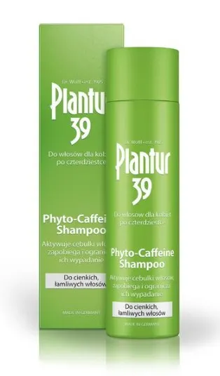 Plantur 39 Phyto-Caffeine Szampon do Włosów Cienkich i Łamliwych 250ml