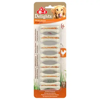 8in1 Delights Strong kości do żucia - XS, 7 x 20 g