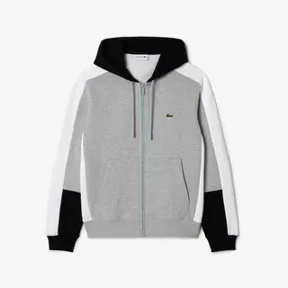 Lacoste Colourblock Jogger Hoodie Męskie Szary