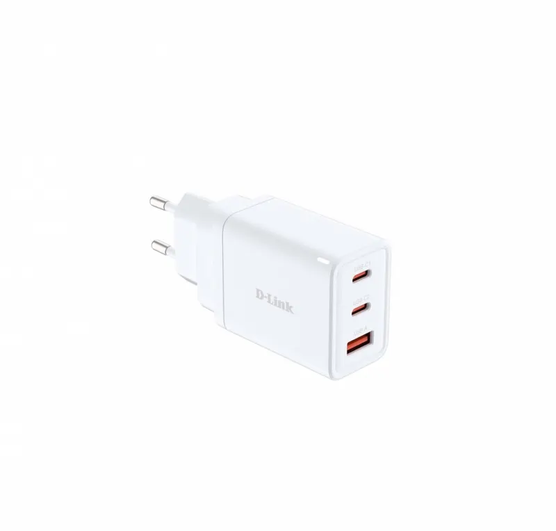 D-Link Ładowarka zasilacz GAN 2x 65W 2x USB-C 1x USB-A