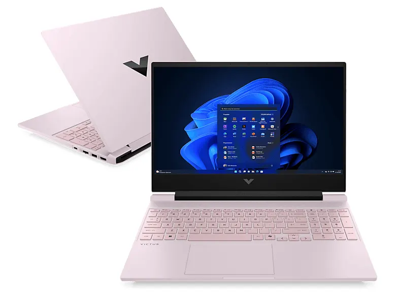 Laptop HP Victus Gaming 15-fa2028nwx FHD / Intel® Core™ i5-13420H 16 GB RAM 512 SSD GeForce RTX™ 5050 Windows 11 Home Różowy