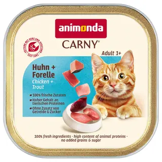 Korzystny pakiet animonda Carny Adult, 64 x 85 g - Kurczak i pstrąg