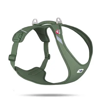 Curli Belka szelki Air-Mesh, ciemnozielone - Rozmiar 2XL: obw. klatki piersiowej 62,8 - 70,1 cm