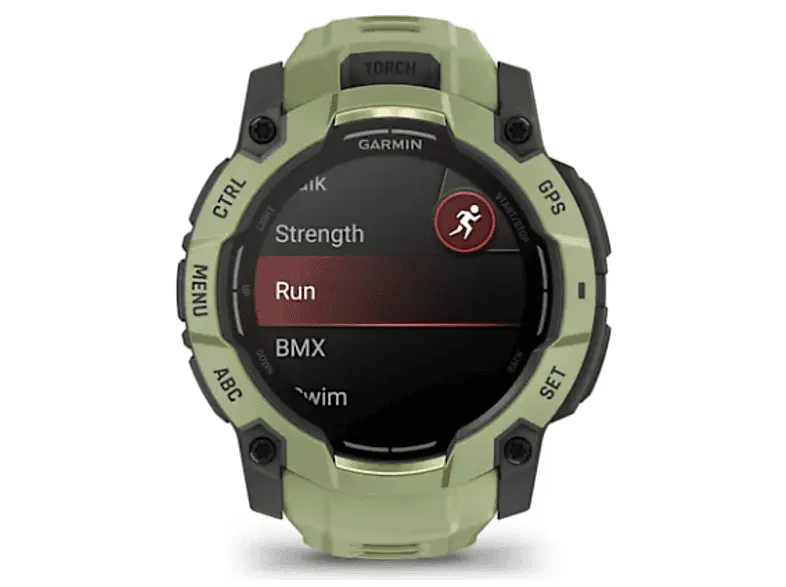 Smartwatch GARMIN Instinct 3 50mm AMOLED Zielono-czarny 010-03020-02