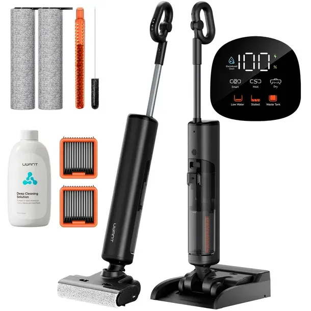 ODKURZACZ PIONOWY MOPUJĄCY FUNKCJA MYCIA Z MOPEM SAMOCZYSZCZENIE UWANT D600