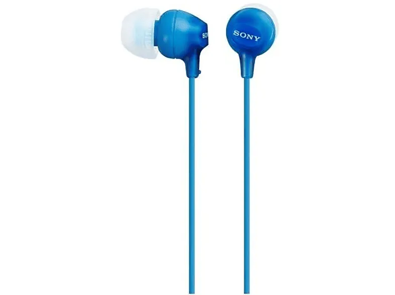 Słuchawki przewodowe dokanałowe SONY MDR-EX15LP Niebieski
