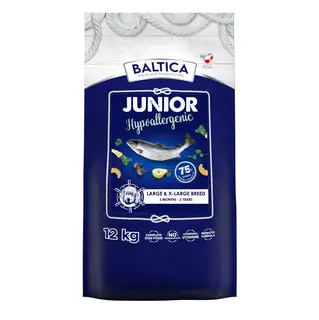 BALTICA Excellent Hypoallergenic Junior L/XL Mono Łosoś - sucha karma dla psa - 12kg