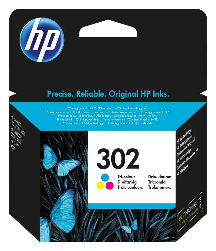 HP 302 Trójkolorowy Tusz Deskjet F6U65AE