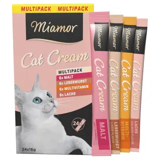 Pakiet mieszany Miamor Cat Cream - 48 x 16 g