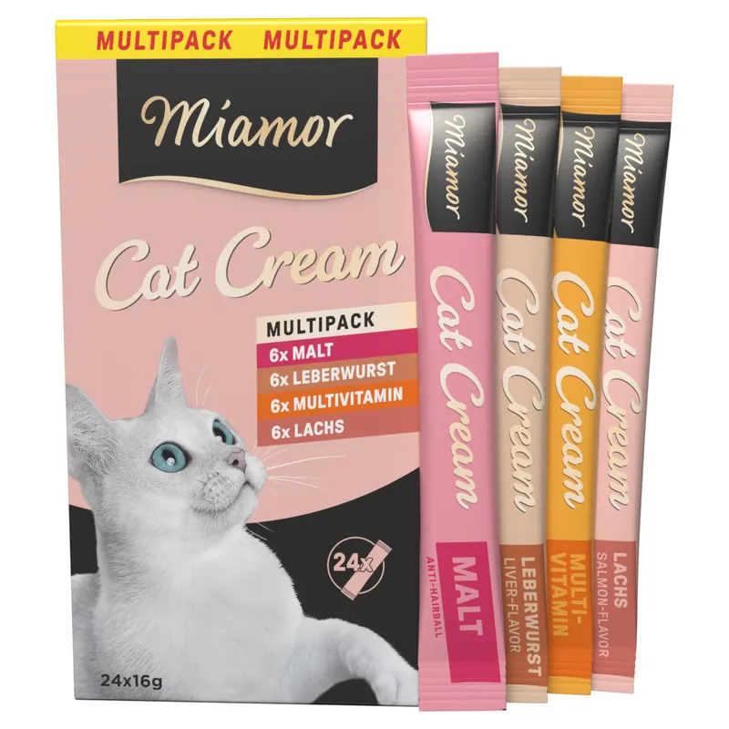 Pakiet mieszany Miamor Cat Cream - 48 x 16 g