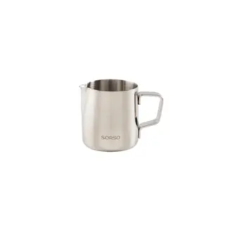 Dzbanek na mleko SORSO Barista ze stali nierdzewnej, 350 ml – srebrny