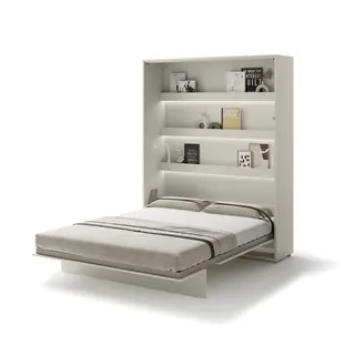 Półkotapczan pionowy BC-01 Bed Concept | 140x200 cm | Kaszmir | składany | funkcjonalny | oszczędność przestrzeni