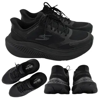 BUTY MĘSKIE SKECHERS 216351/BBK CZARNE LEKKIE WSUWANE NA CO DZIEŃ r. 45