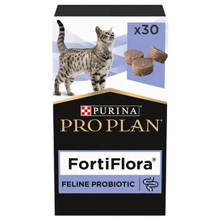 2x Purina Pro Plan Fortiflora Feline Probiotic w super cenie! - kostki do żucia, 2 x 15 g (2 x 30 szt.)