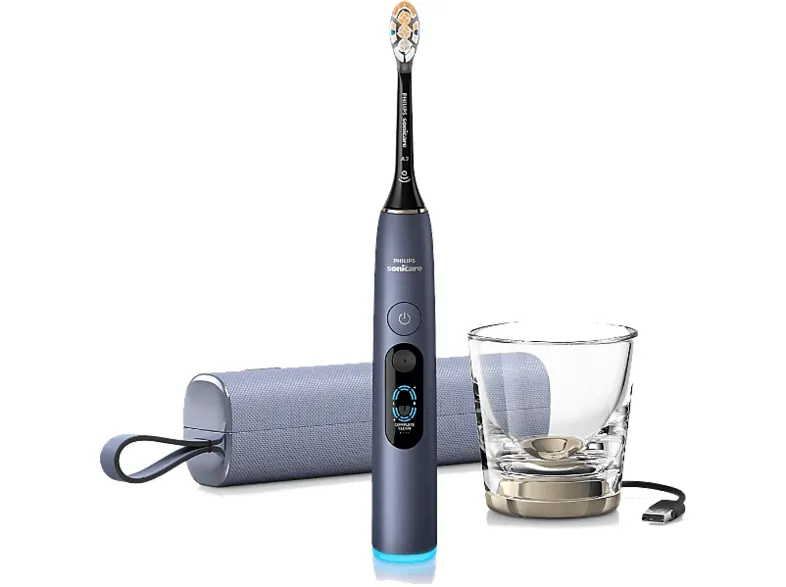 Szczoteczka soniczna PHILIPS SONICARE DiamondClean 9900 HX9813/98 Niebieski
