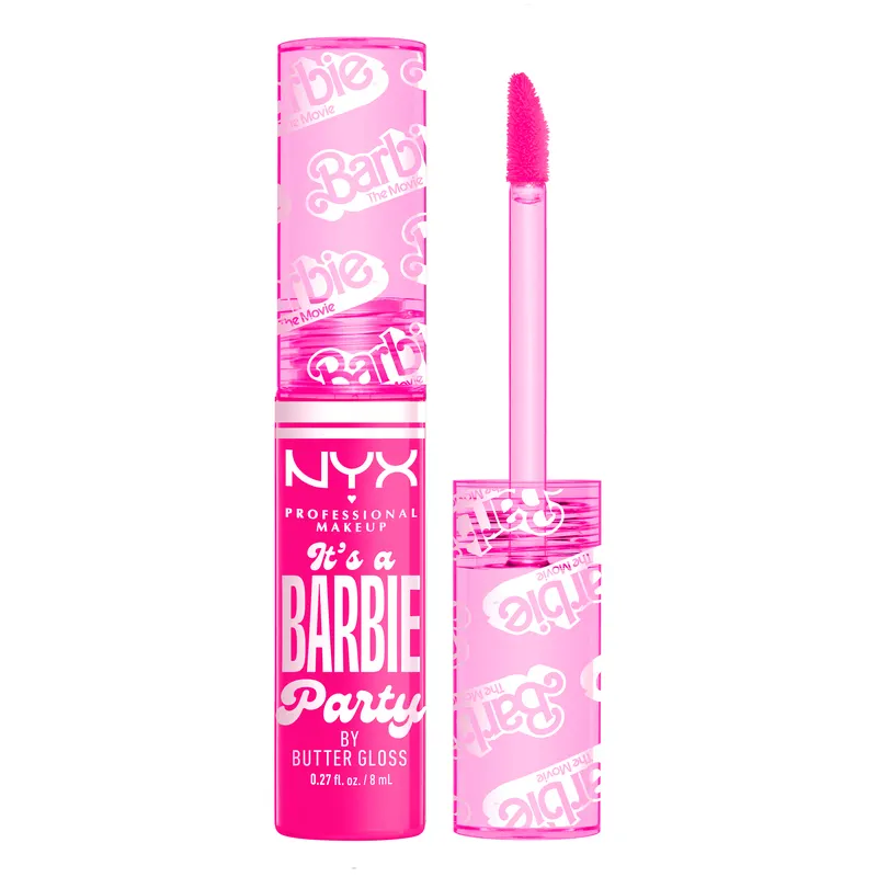 NYX Professional Makeup x Barbie Butter Lip Gloss Błyszczyk do Ust 01 It's a Barbie Party