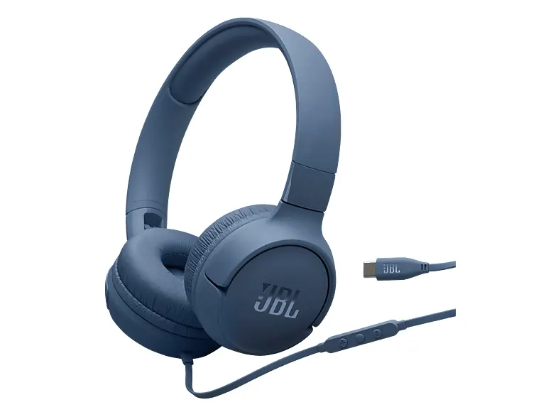 Słuchawki przewodowe JBL Tune 520 USB-C Niebieski