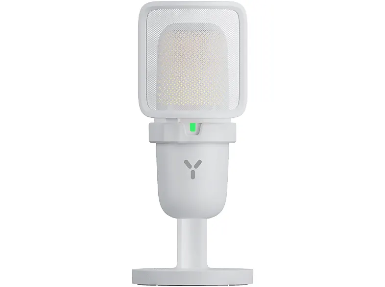 Mikrofon ISY IMI-3000-BK do streamingu USB-C RGB Biały