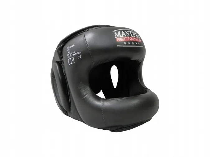 masters Kask Sparingowy Z Szyną Ochrona Nosa Skóra kss-5a M