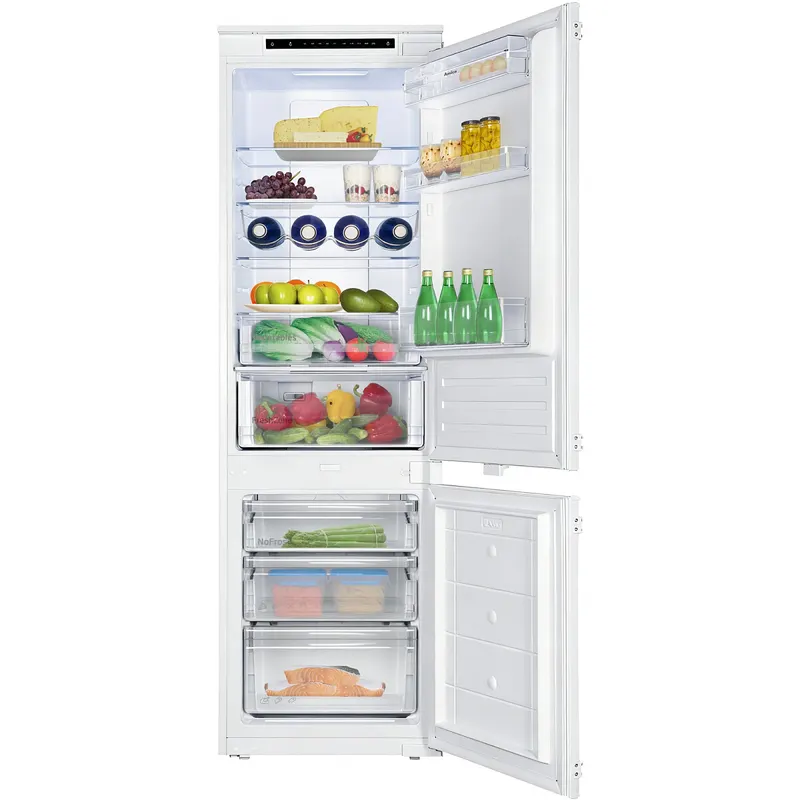 Lodówka Amica BK3305.4DZFC (E) NoFrost Szuflada z kontrolą wilgotności Kompresor inwerterowy 176,9cm