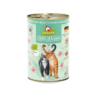GRANATAPET DeliCATessen Dziczyzna i tuńczyk - mokra karma dla kota - 400g