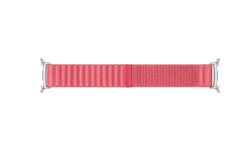 Pasek Samsung Fabric Band do Galaxy Watch8 M/L czerwony