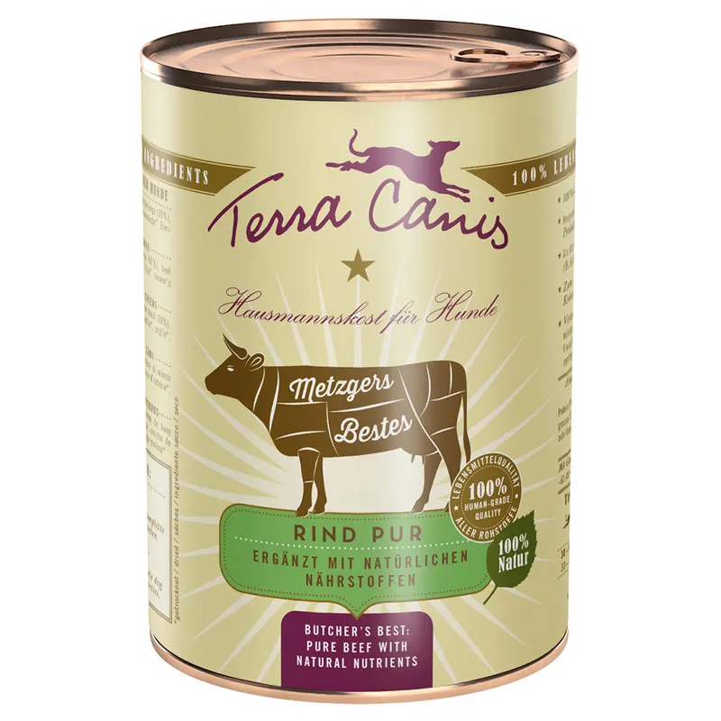 Terra Canis Metzgers Bestes, 6 x 400 g - Wołowina
