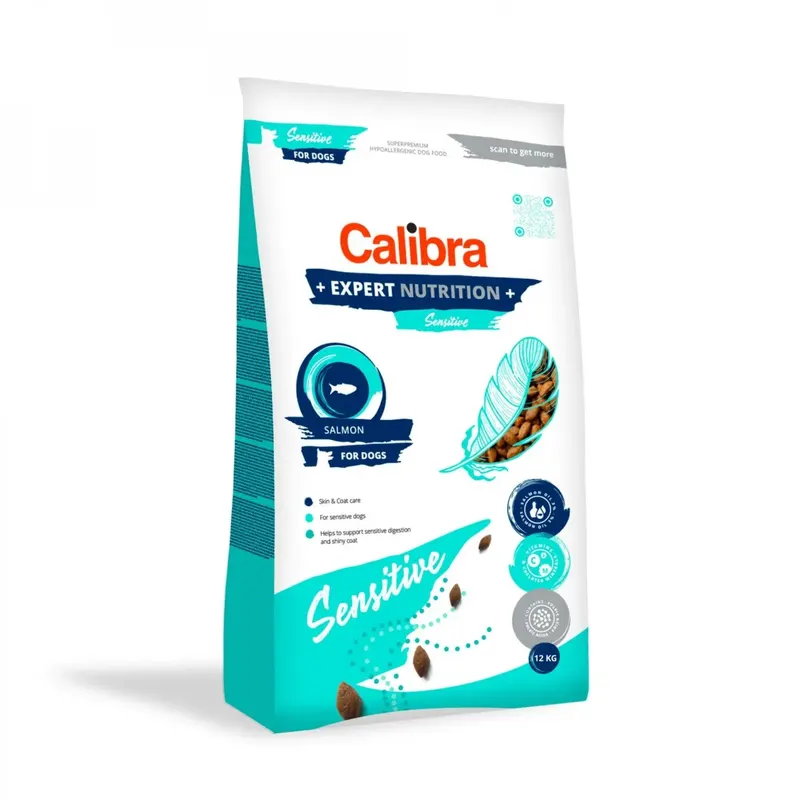 CALIBRA Dog Expert Nutrition Sensitive Salmon - sucha karma dla psa - 12kg