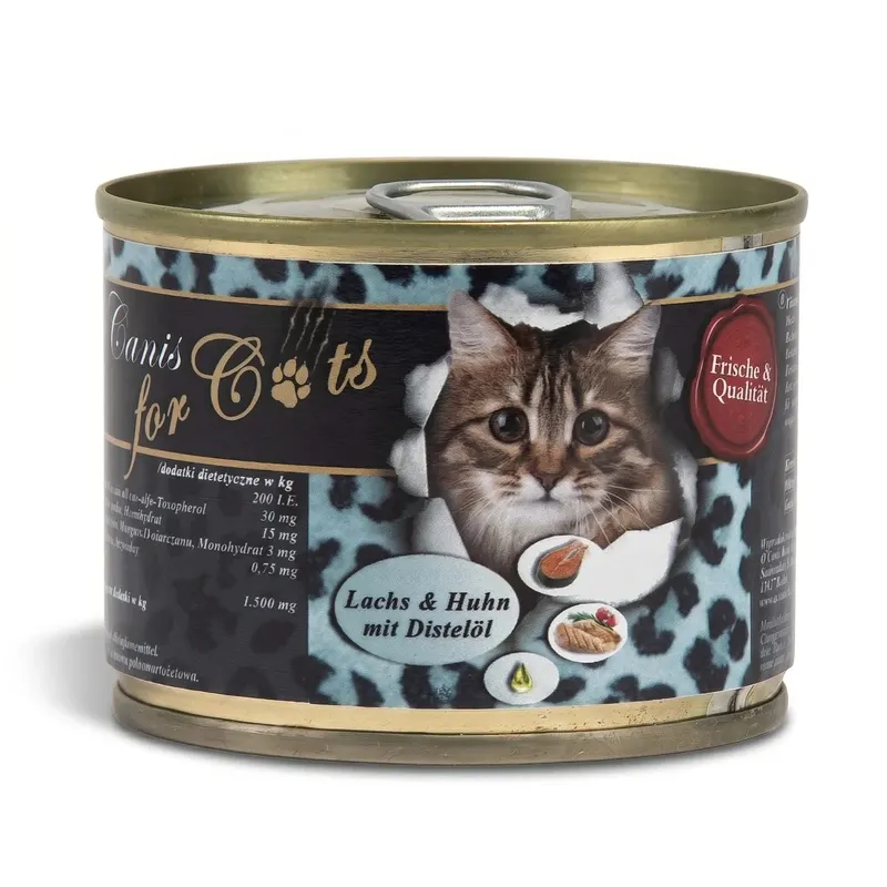O’CANIS Kurczak z łososiem - mokra karma dla kota - 200g