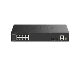 D-Link Przełącznik SMART DGS-1530-10/E 8 portów GE + 2 porty 10G SFP+