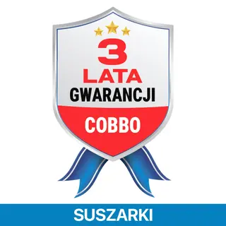 3 LATA GWARANCJI - SUSZARKI COBBO