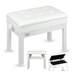ŁAWA DO PIANINA STOŁEK POD KEYBOARD REGULOWANY Z SCHOWKIEM 49-57CM DO 140KG