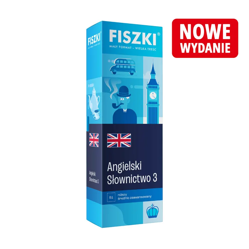 FISZKI - język angielski - Słownictwo 3 (poziom B1)
