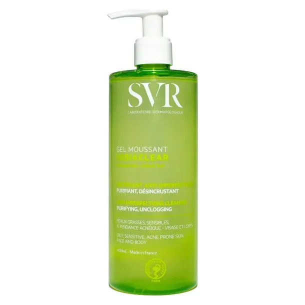SVR Sebiaclear Gel Moussant 400 ml Żel Do Mycia Twarzy Złuszczający Trądzik