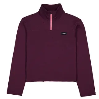 Mons Royale Offgrid Merino Fleece Long Sleeve, bluza polarowa, damska, fioletowa