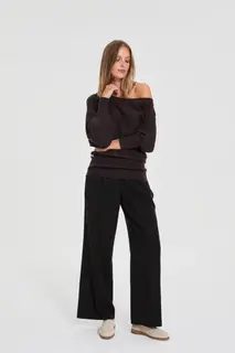 Eleganckie spodnie czarne