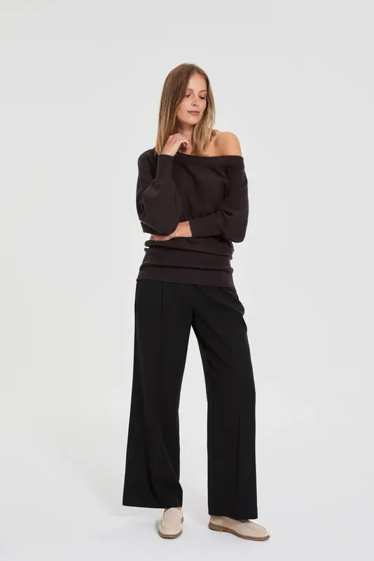Eleganckie spodnie czarne