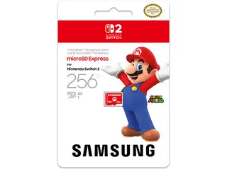Karta pamięci NINTENDO Switch 2 microSD Express card 256 GB Samsung Czerwony
