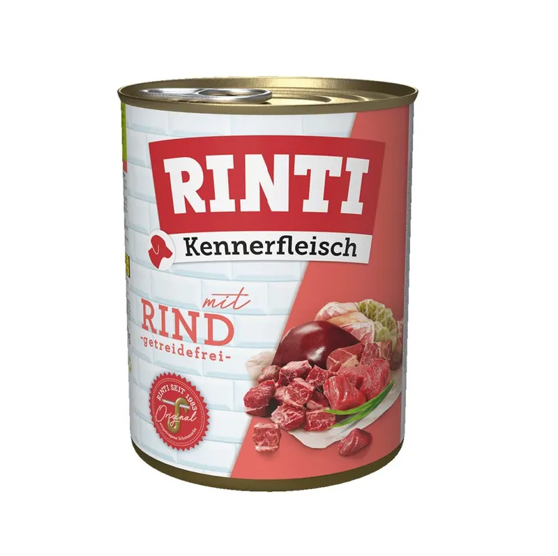 RINTI Kennerfleisch Wołowina - mokra karma dla psa - 800g