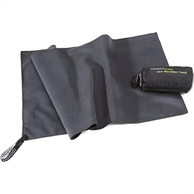 Cocoon Towel Ultralight, ręcznik z mikrofibry, manatee szary